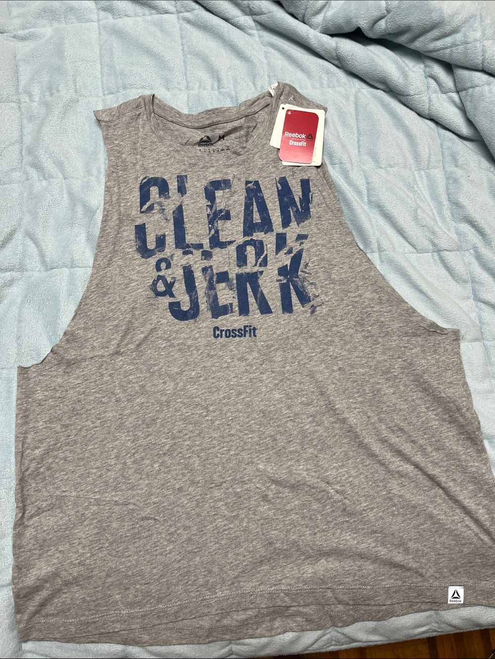 Reebok Gray Muscle Tank